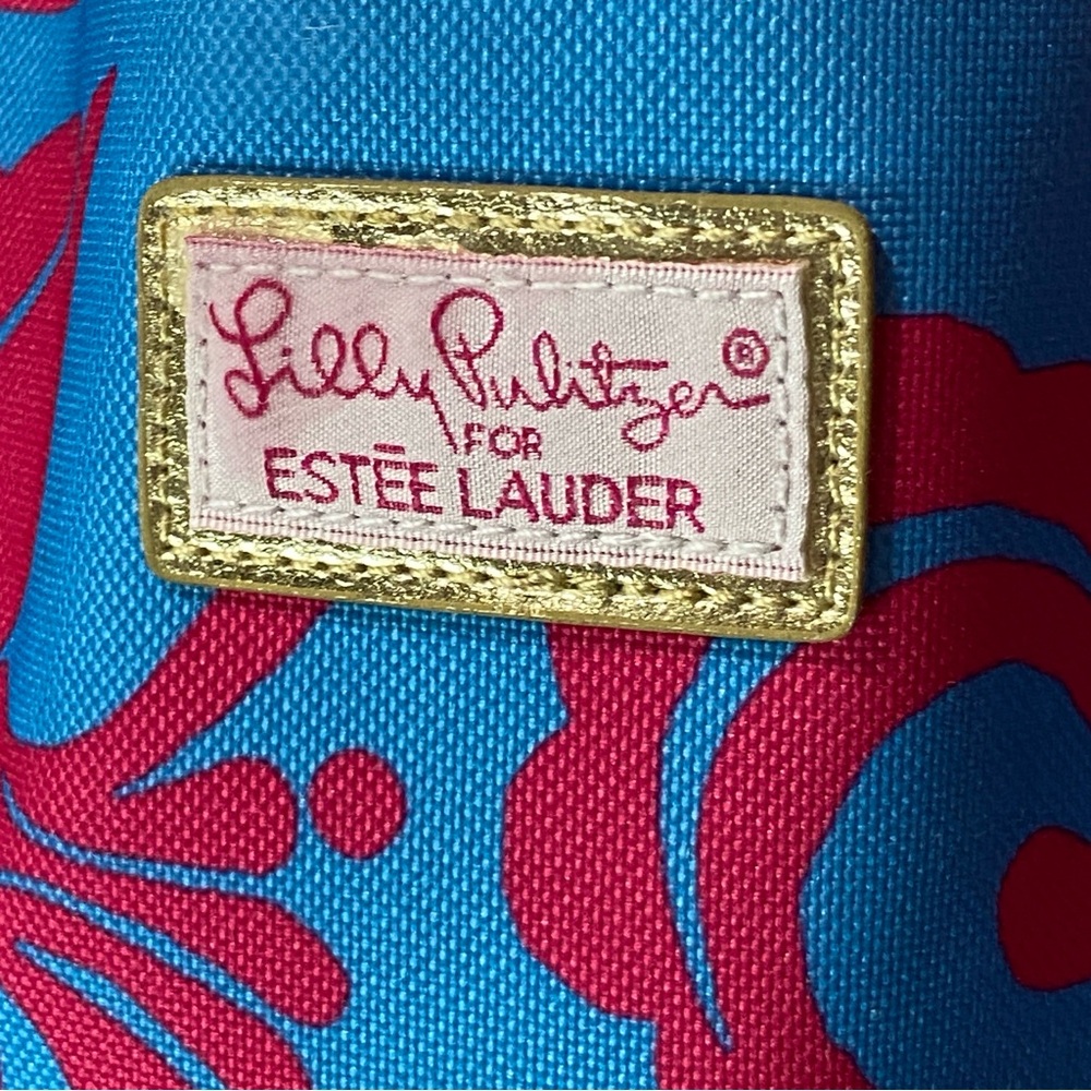 Lilly Pulitzer Blue and Pink Tote Bag - Picture 2 of 11